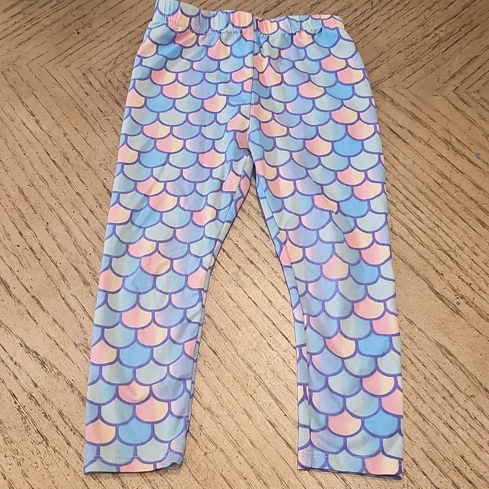 Unicorn Sparkle Shirt 4T Penelope Mack  And Mermaid Pant PJ